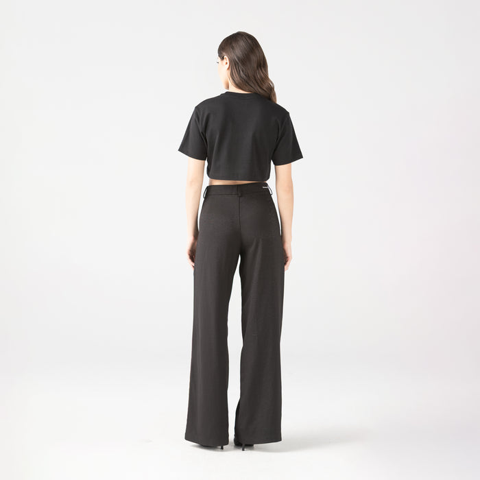 FIDDA CROP TOP WOMEN BLACK
