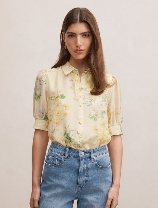 Finley Printed Blouse Saffia Ditsy Forever New