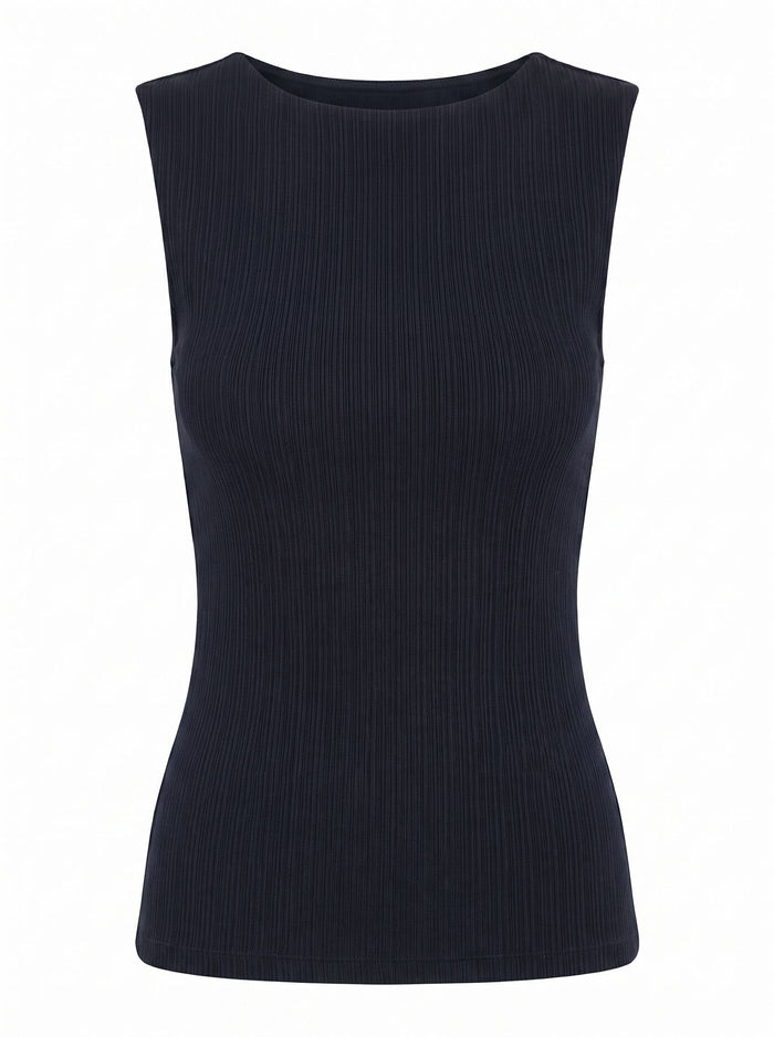 Frankie Boat Neck Tank Top Forever New