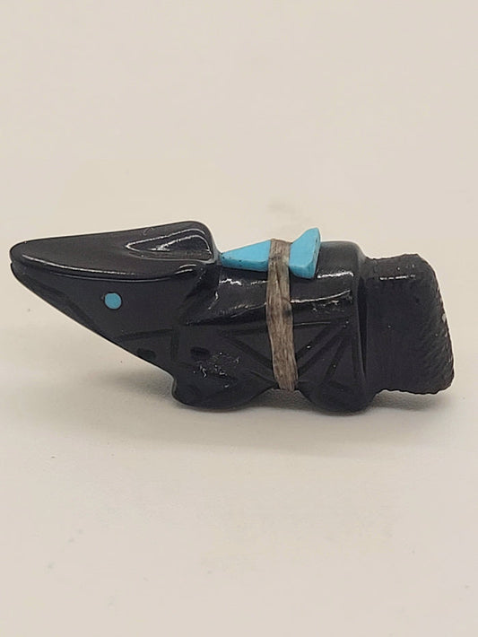 Gabe Burns Wolf Zuni Fetish Carvings