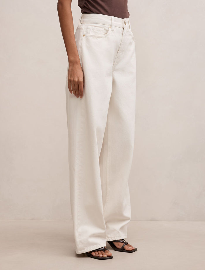 Gia Petite High Rise Wide Leg Jeans Forever New