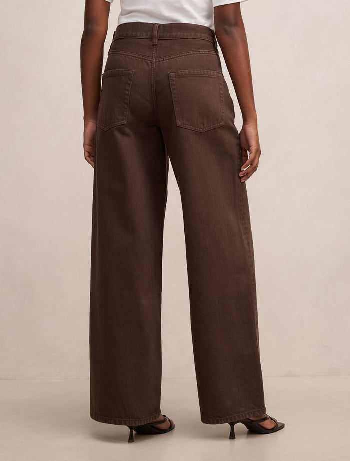 Gia Petite High Rise Wide Leg Jeans Forever New