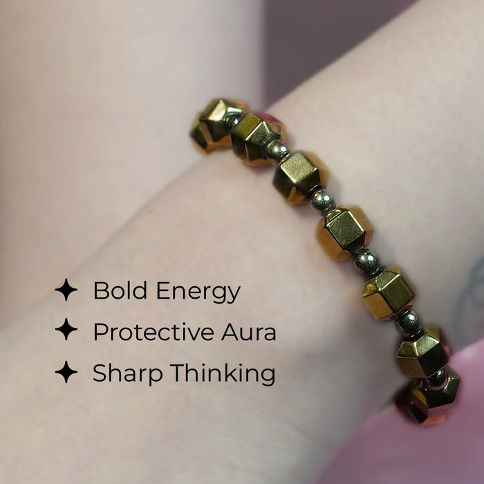 Golden Hematite Bracelet
