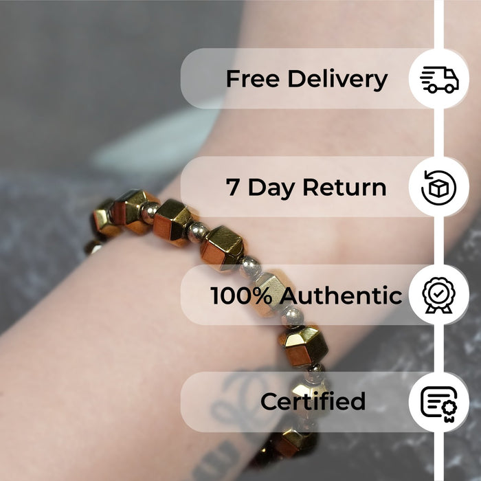Golden Hematite Bracelet