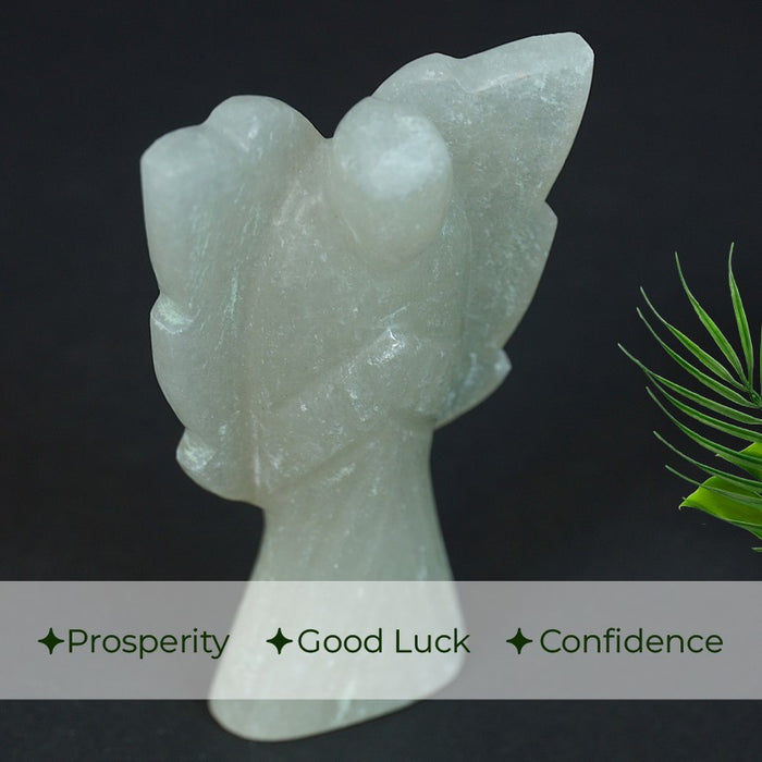 Green Aventurine Angel – Abundance, Heart Healing & Emotional Renewal