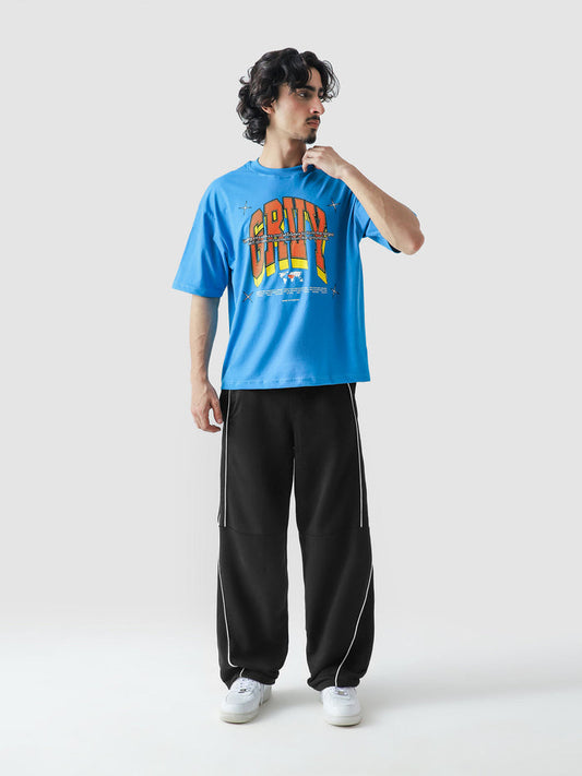 GRVY Community tee male model full body front view screenprint Pakistan – GROOVY