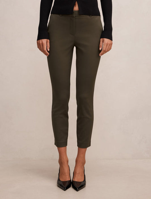 Gwen 7/8th Slim Pants Olive Forever New
