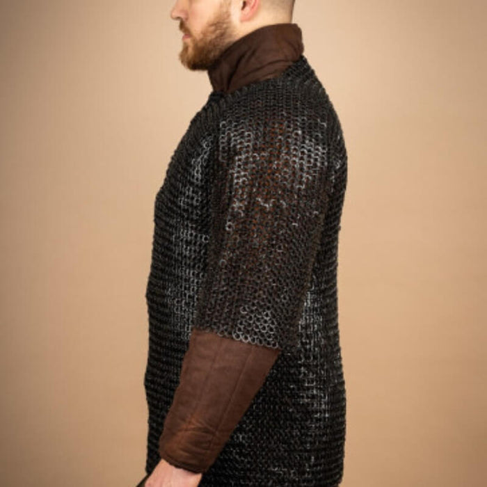 vkngjewelry armory Flatring Riveted Chainmail Haubergeon