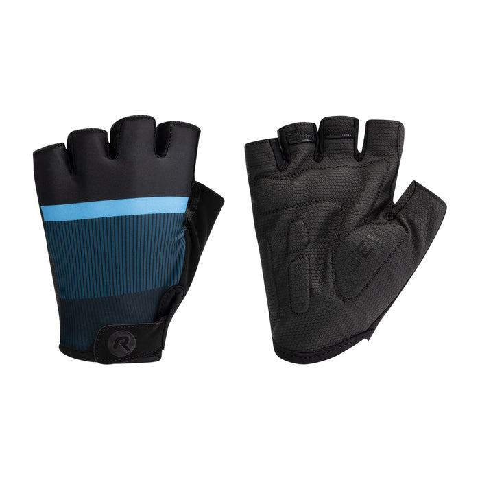 Rogelli Hero II fietshandschoenen heren zwart en blauw.