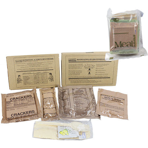 Individual MRE (Meal-Ready-to-Eat) - Single Pack Hydration and MREs