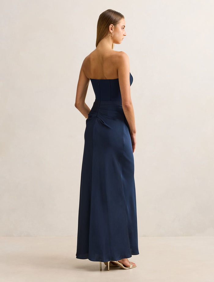 Isra Drape Strapless Maxi Dress Forever New