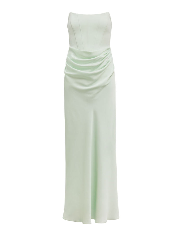 Isra Drape Strapless Maxi Dress Forever New