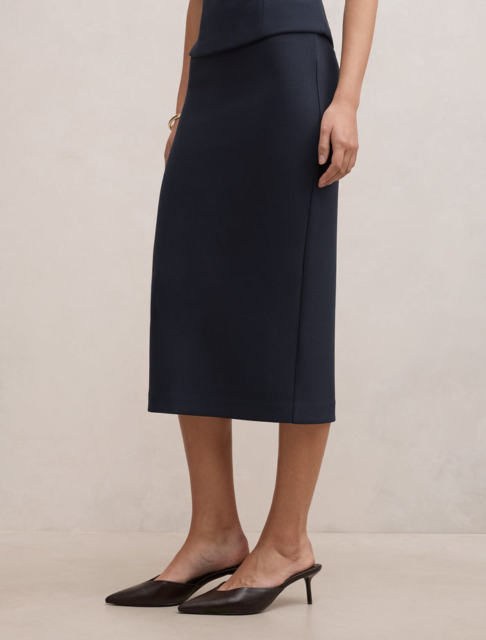 Jayda Crepe Pencil Skirt Forever New