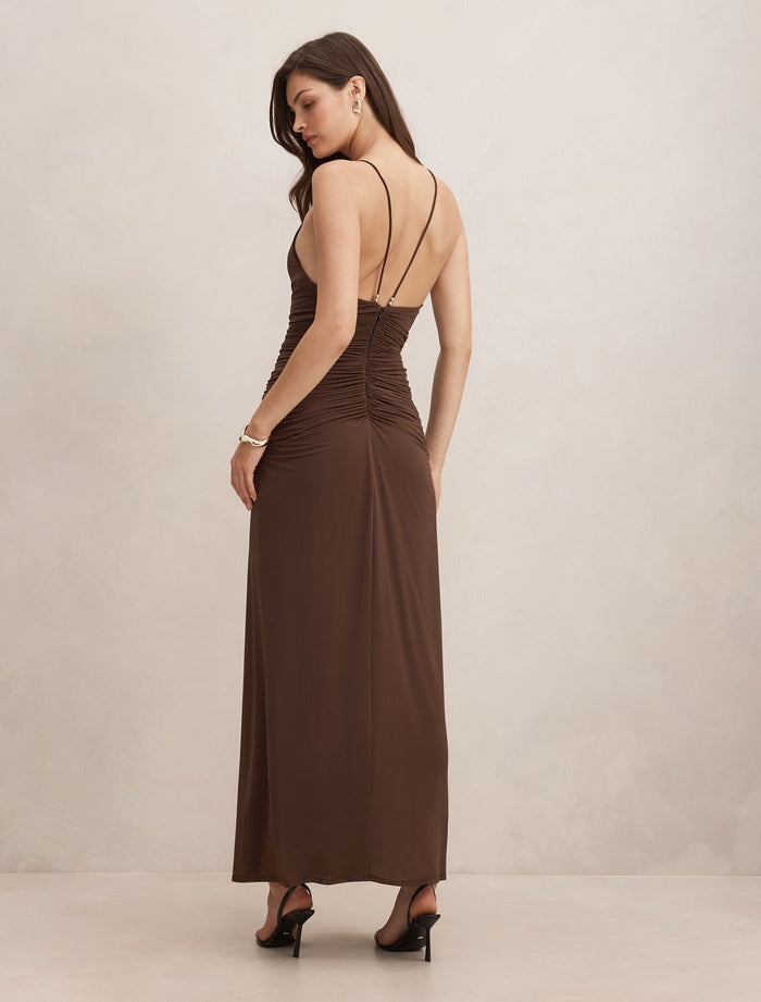 Jazzy Slinky Jersey Maxi Dress Forever New