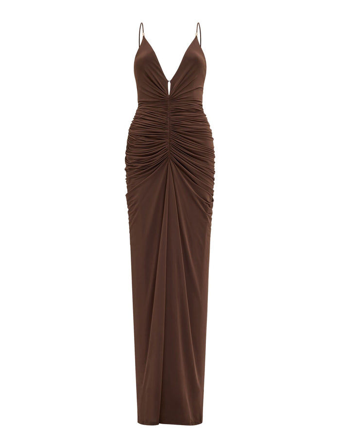Jazzy Slinky Jersey Maxi Dress Forever New