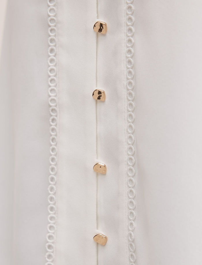 Jennie Flutter Sleeve Blouse Forever New