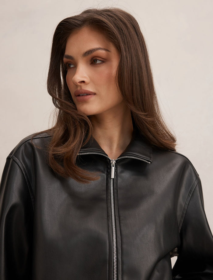Julia Pu Funnel Neck Jacket Forever New