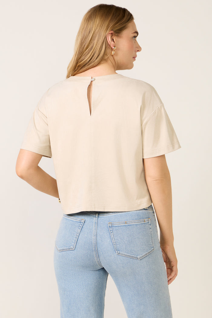 Kimberly Faux Suede Top