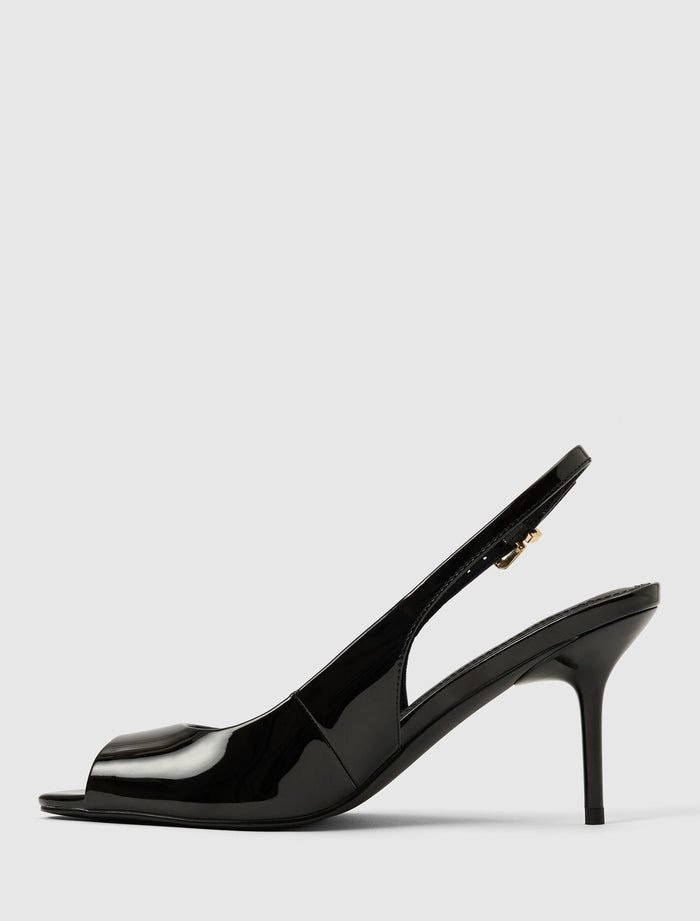 Lana Peep Toe Heeled Slingback Forever New