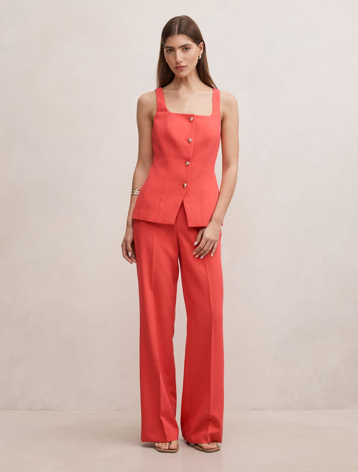 Lee Square Neck Waistcoat Forever New