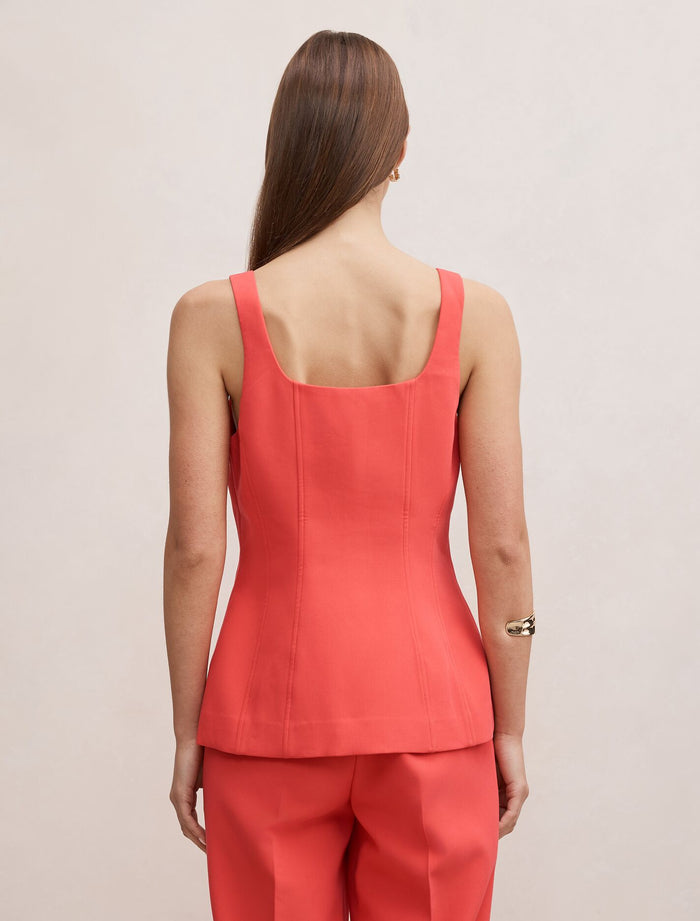 Lee Square Neck Waistcoat Forever New