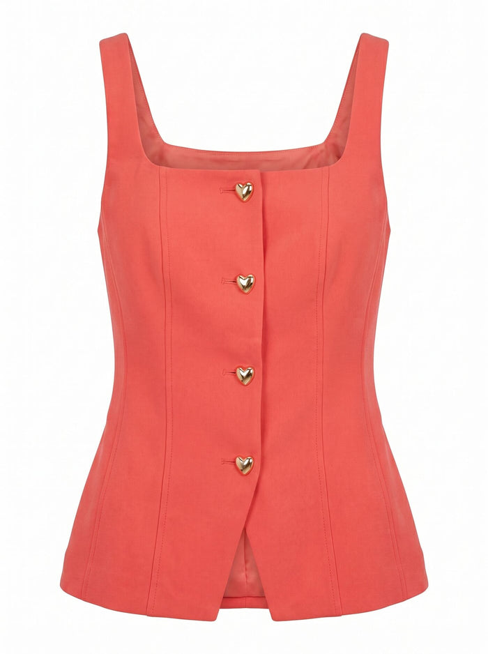 Lee Square Neck Waistcoat Forever New