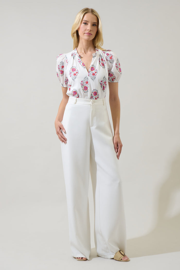 Leonor Gauze Top Nelina Floral