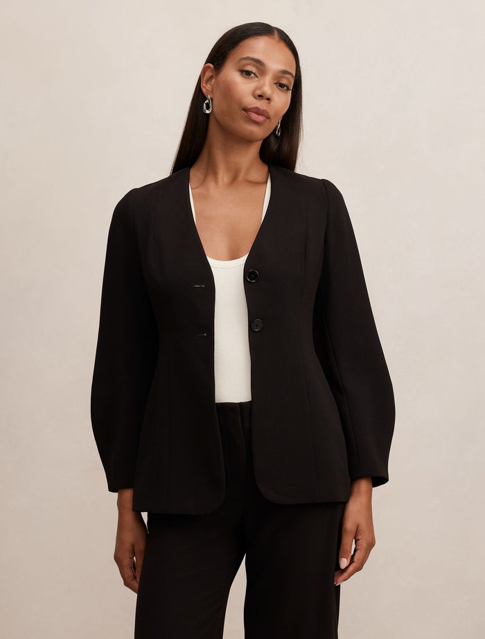 Lizzie Collarless Blazer Forever New