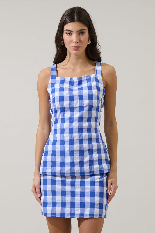 Maiden Checker Donie Sleeveless Top
