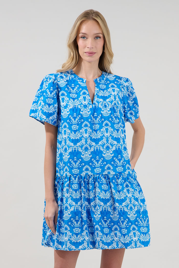 Mariela Shift Mini Dress Floral