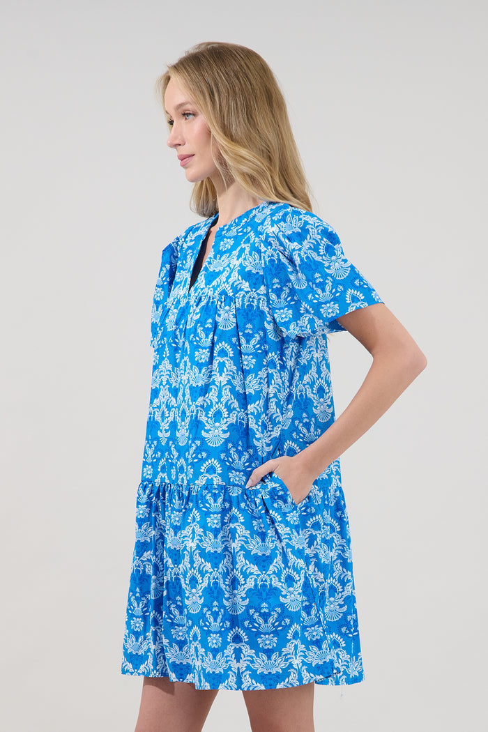 Mariela Shift Mini Dress Floral
