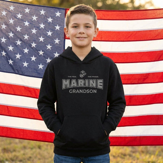 Marines Family Youth Hooded Sweatshirts