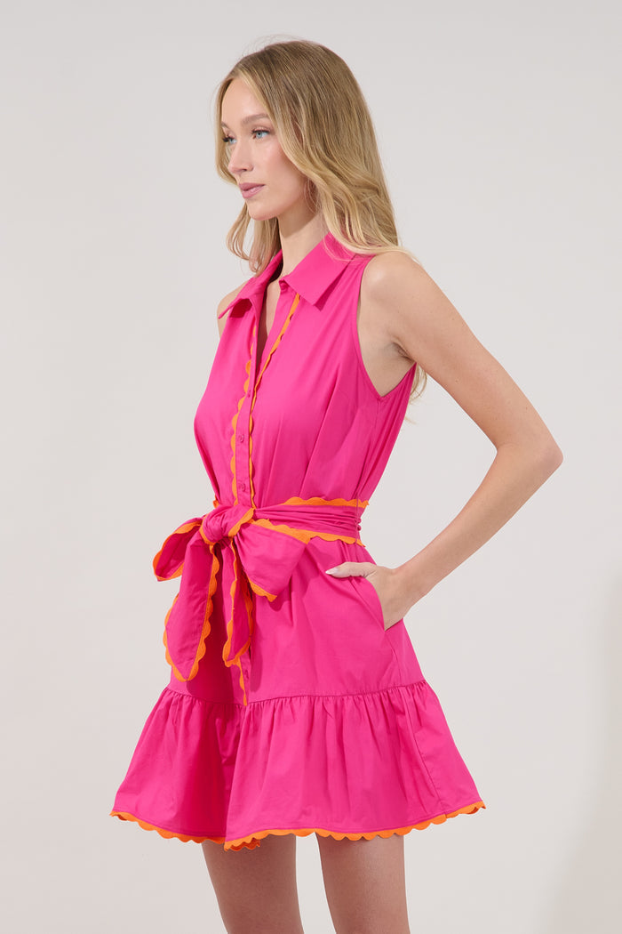 Mariselle Sleeveless Tiered Mini Dress