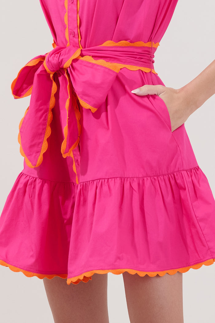 Mariselle Sleeveless Tiered Mini Dress