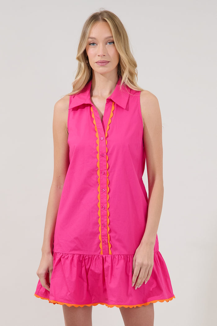 Mariselle Sleeveless Tiered Mini Dress