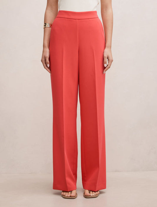 Marissa Wide Leg Pants Pink Suit Forever New