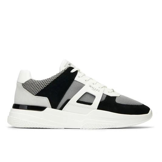 Mallet London Marquess Monochrome Mens Trainers