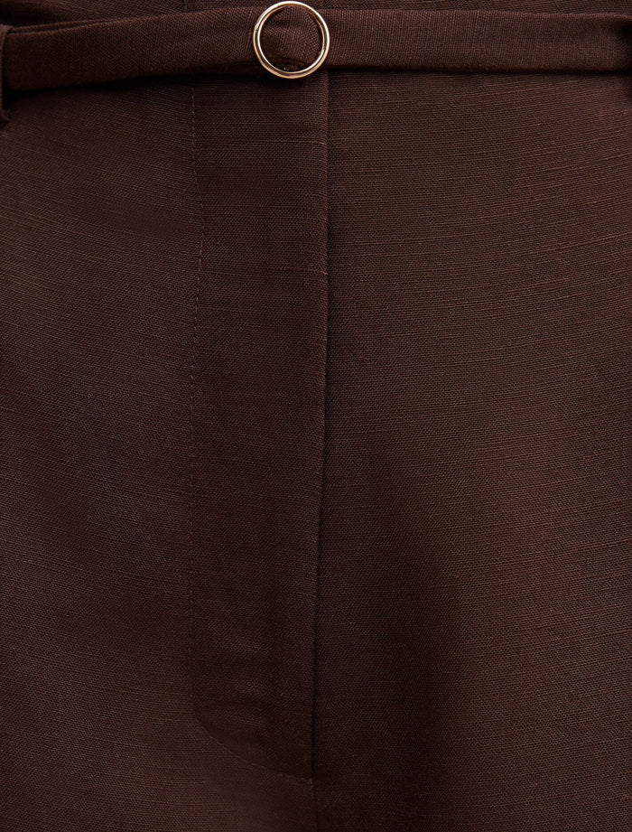 Matilda Linen Blend Wide Leg Pants Forever New