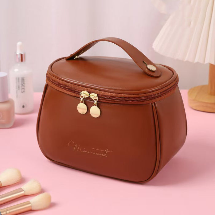 MB004 - Large Capacity High-End PU Travel Makeup Bag