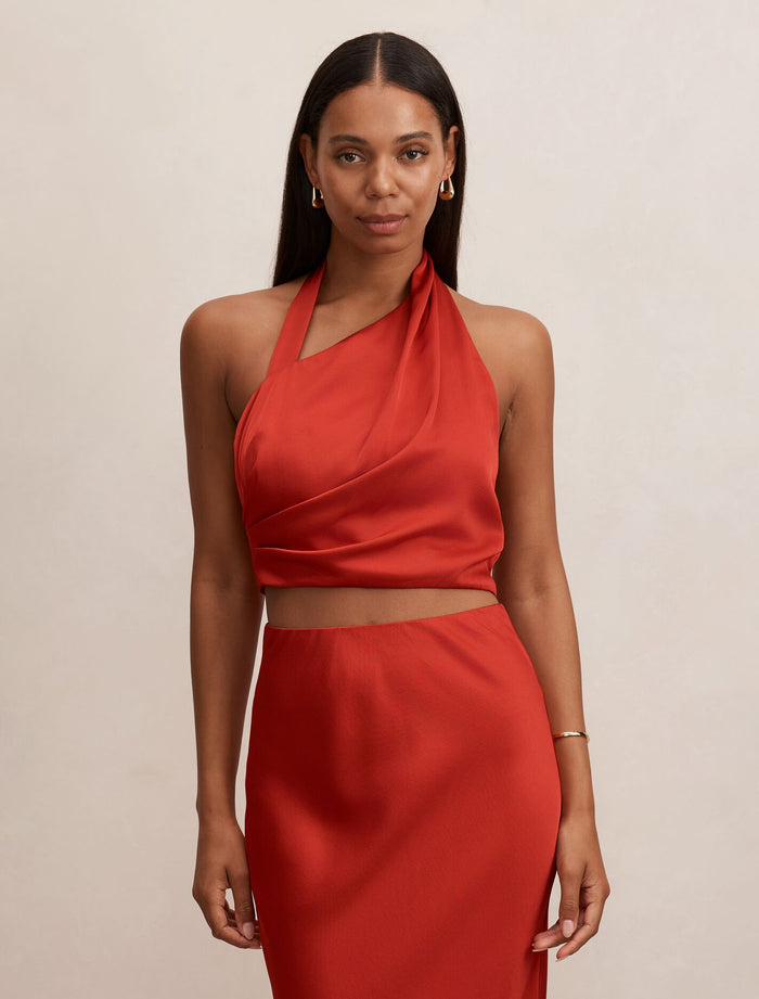 Melody Twist Neck Top Salsa Co-Ord Forever New