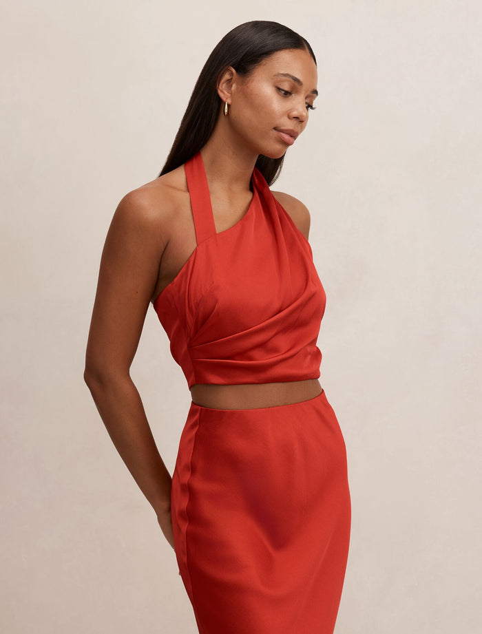 Melody Twist Neck Top Forever New