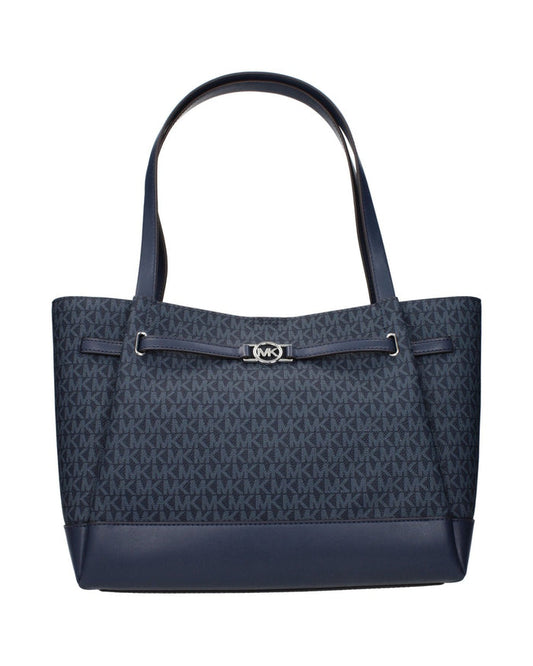 Michael Kors Blue Fabric Shoulder Bag