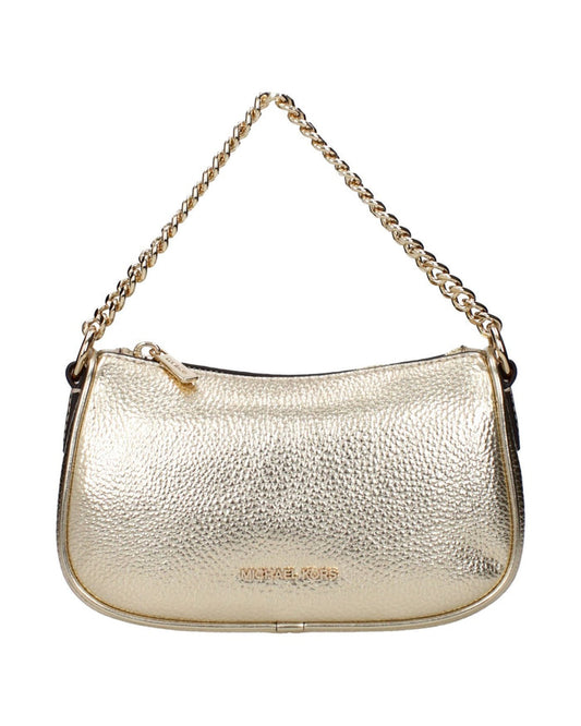 Michael Kors Gold Leather Handbag