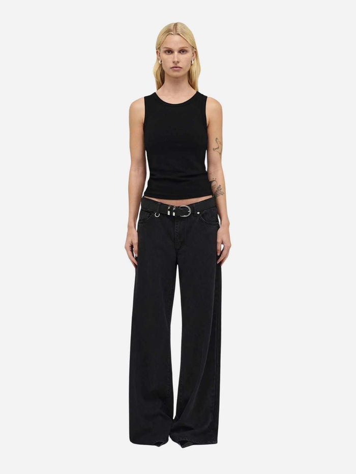 Milla Wide Blackout - Washed Black