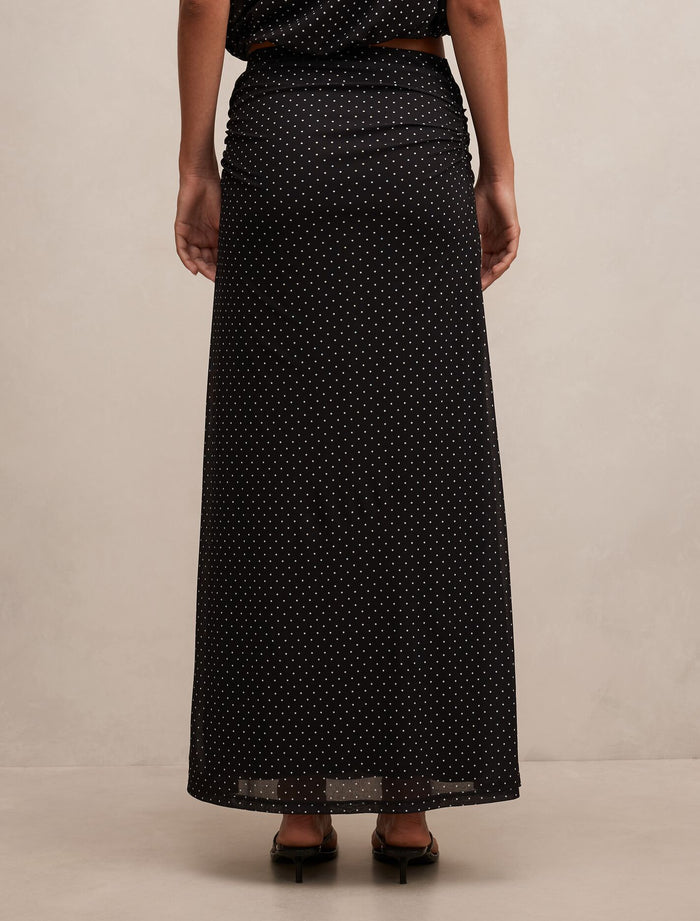 Mimi Flute Maxi Skirt Forever New