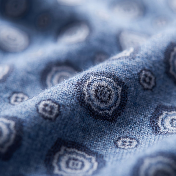 Modern 4Flex Stretch Knit Shirt fabric detail (89% cotton, 11% elastane) — Emanuel Berg