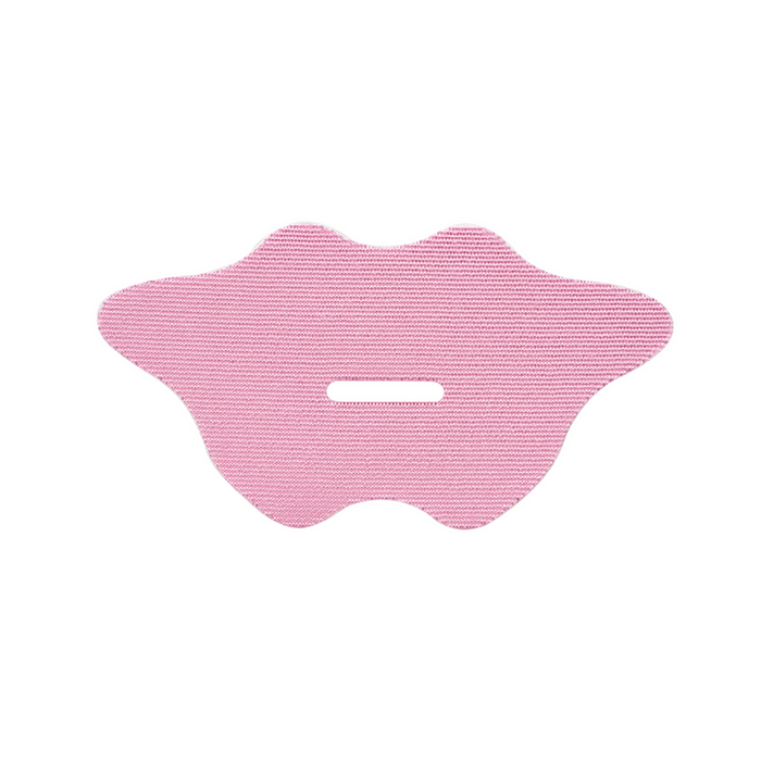 Pink contoured adhesive strip designed for comfortable overnight use as Mouth Tape | Dreambox Beauty to support breathing and promote wellness.