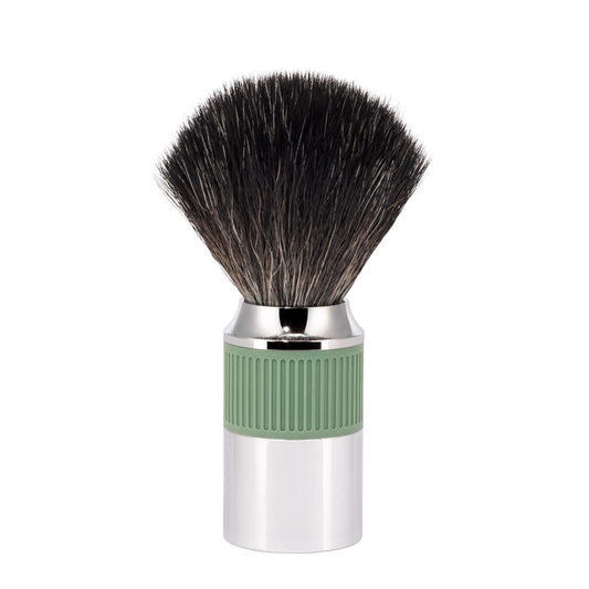 MÜHLE NEO Shaving Brush, Black Fibre, Salvia Green