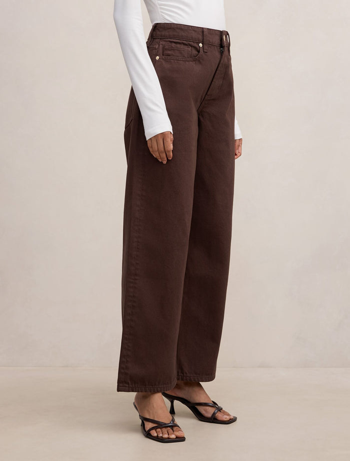 Nicki Petite Mid Rise Straight Jeans Forever New
