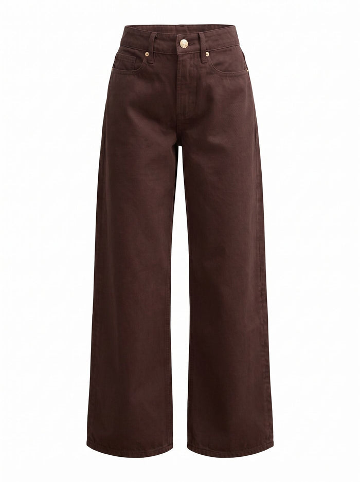 Nicki Petite Mid Rise Straight Jeans Forever New
